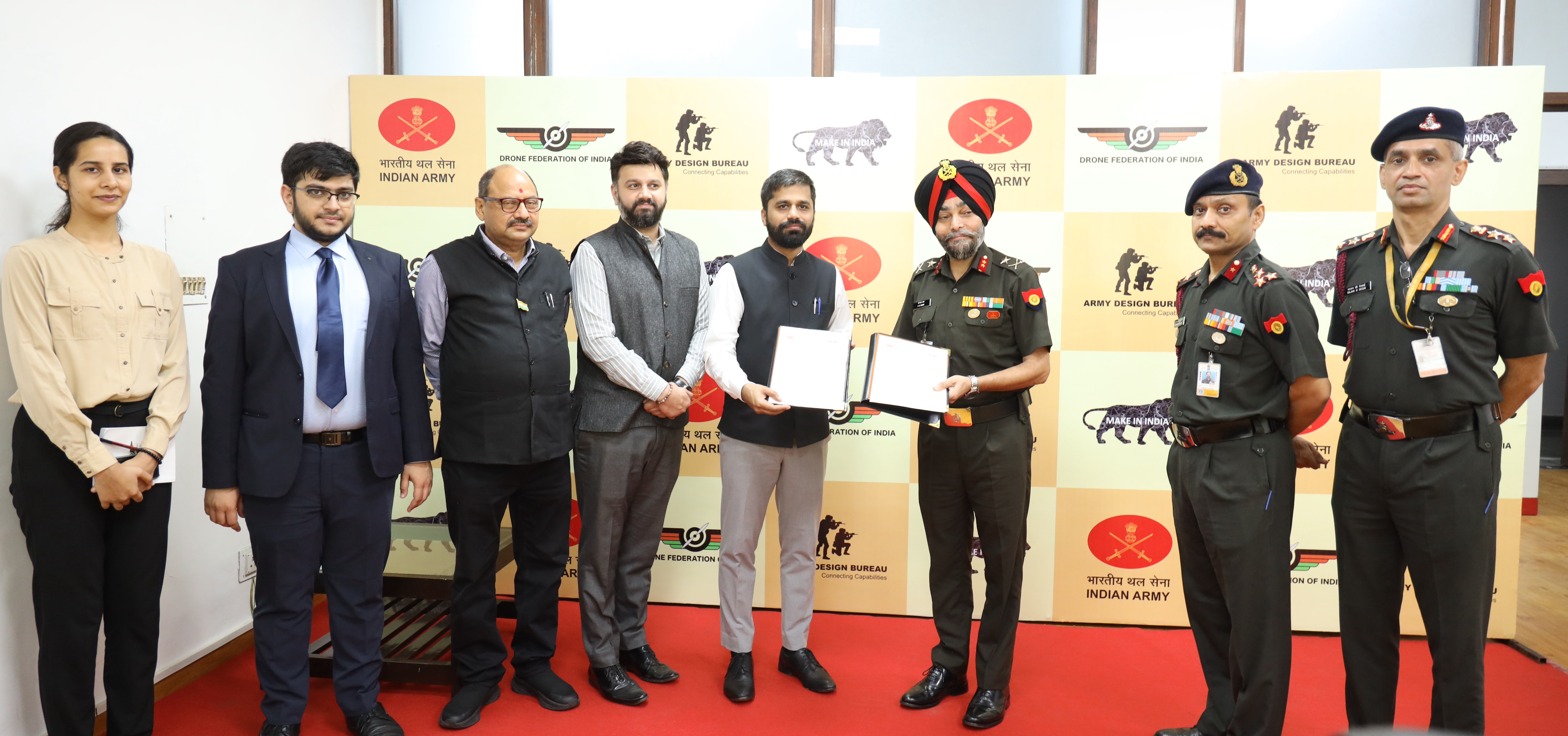 The Drone Federation of India (“DFI”) and the Indian Army signed an MoU.