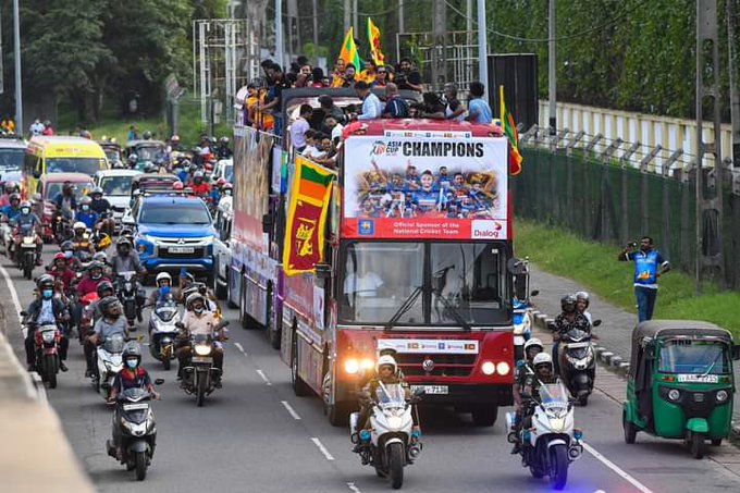 This was Sri Lanka's sixth continental title, inching closer to India, the most successful team in the Asia Cup with seven titles to their name.