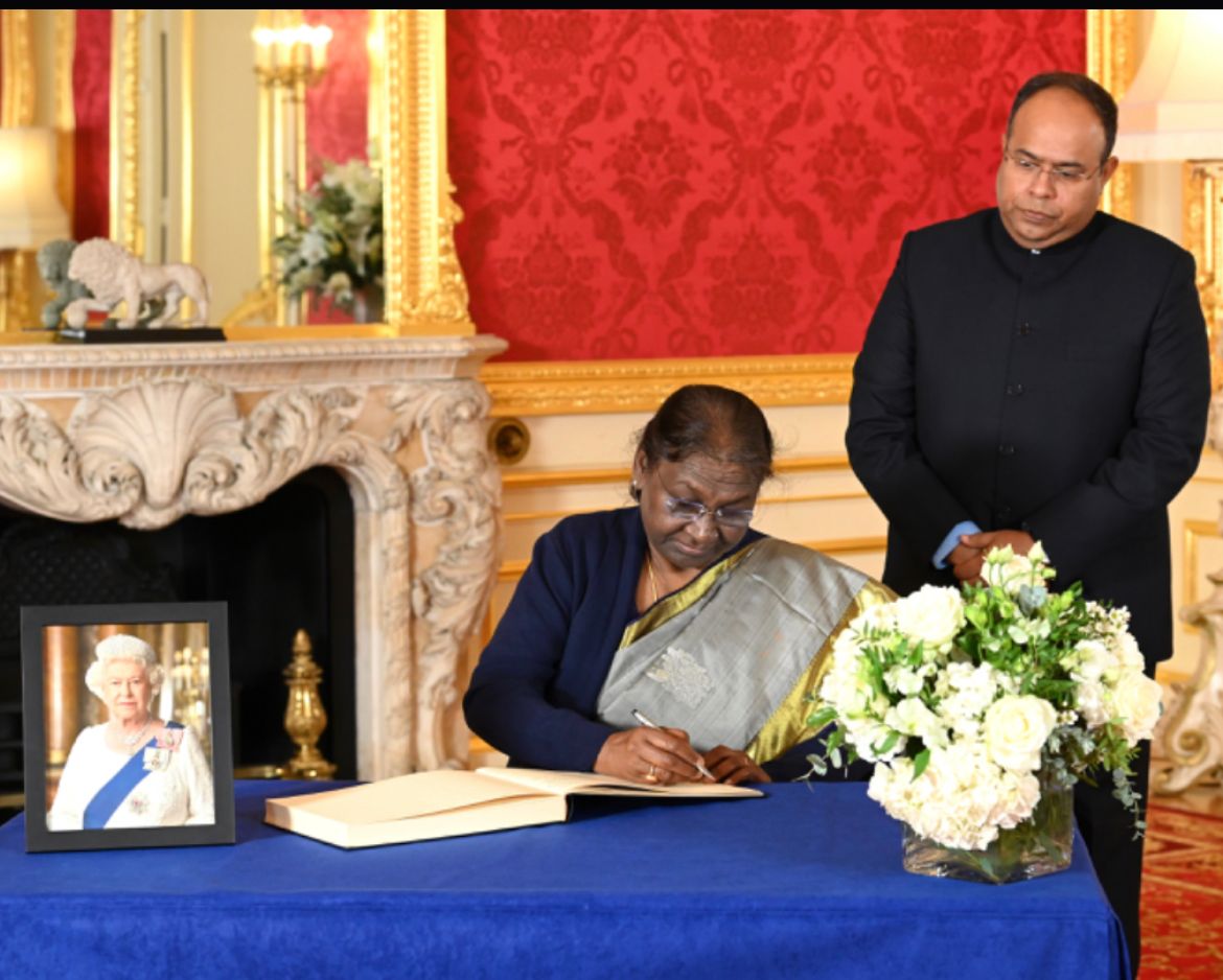 Murmu is on a three-day visit to the UK, from September 17 to September 19
