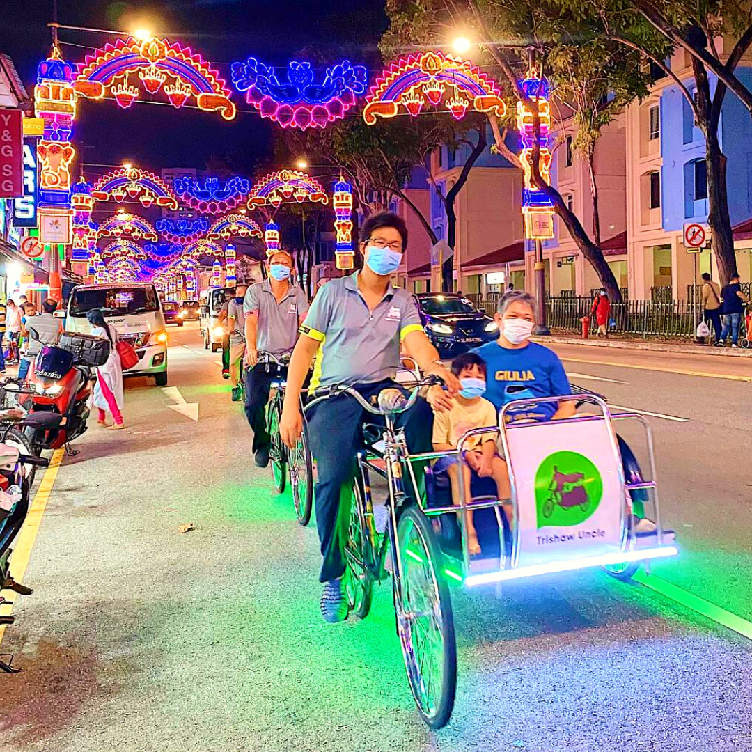 Little India trishaw trail.