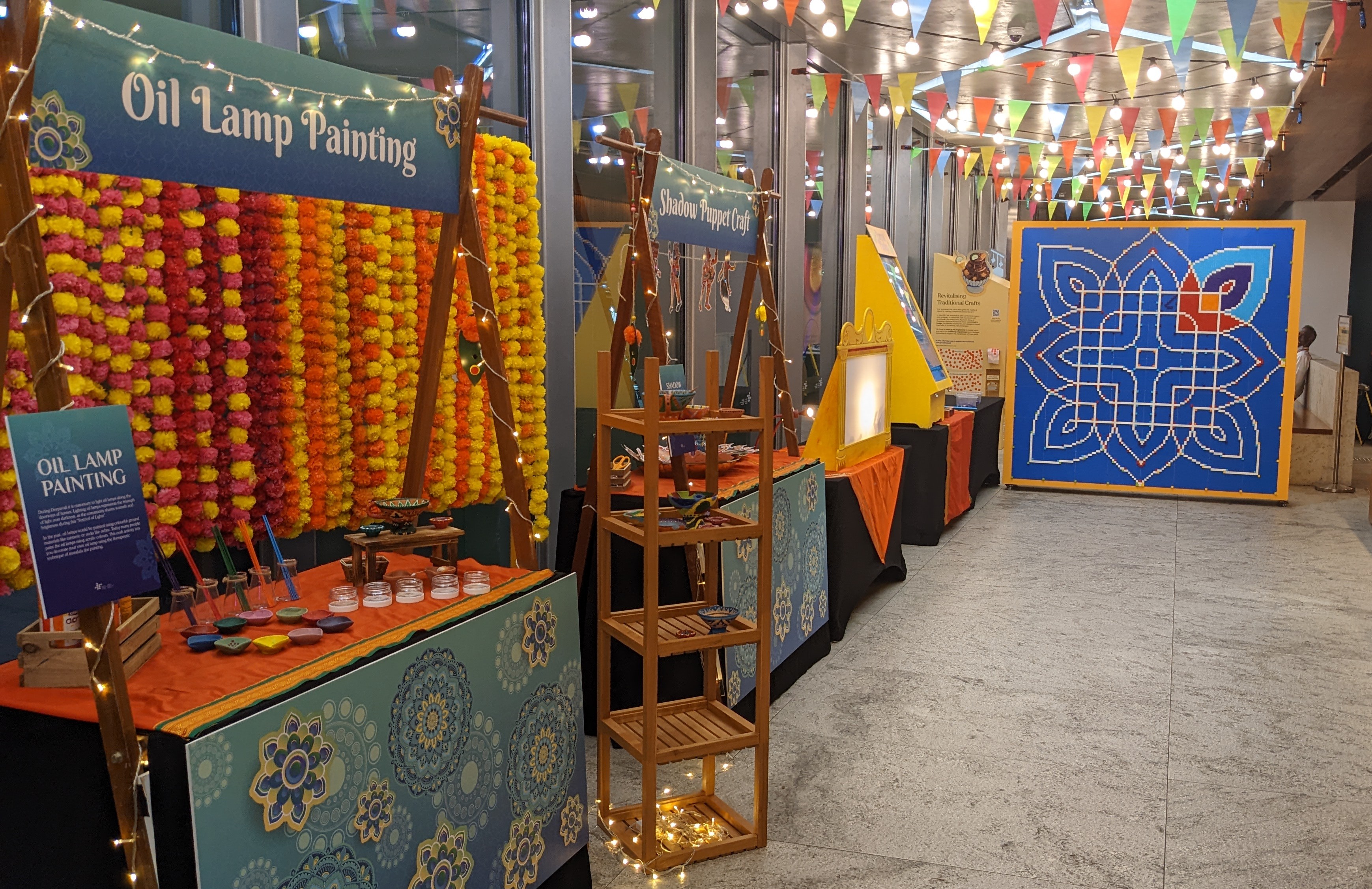 LEGO mural and workshops at Indian Heritage Centre.