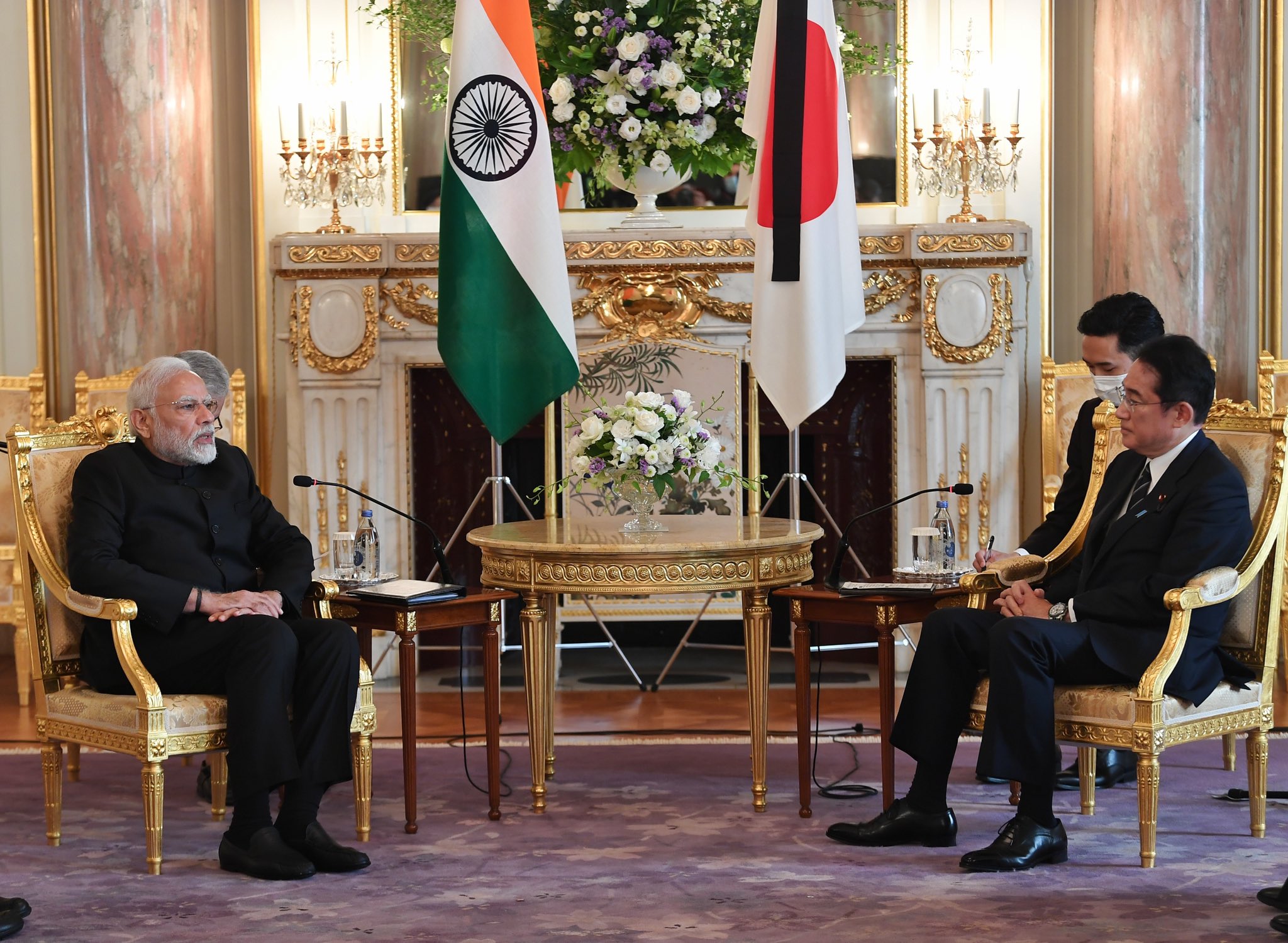 During the bilateral meeting, Modi and Kishida had a 