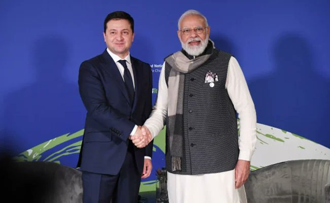 Taking note of the dialogue between both leaders in Uzbekistan, the Ukrainian president underlined the importance of PM Modi's message and extended his gratitude. 