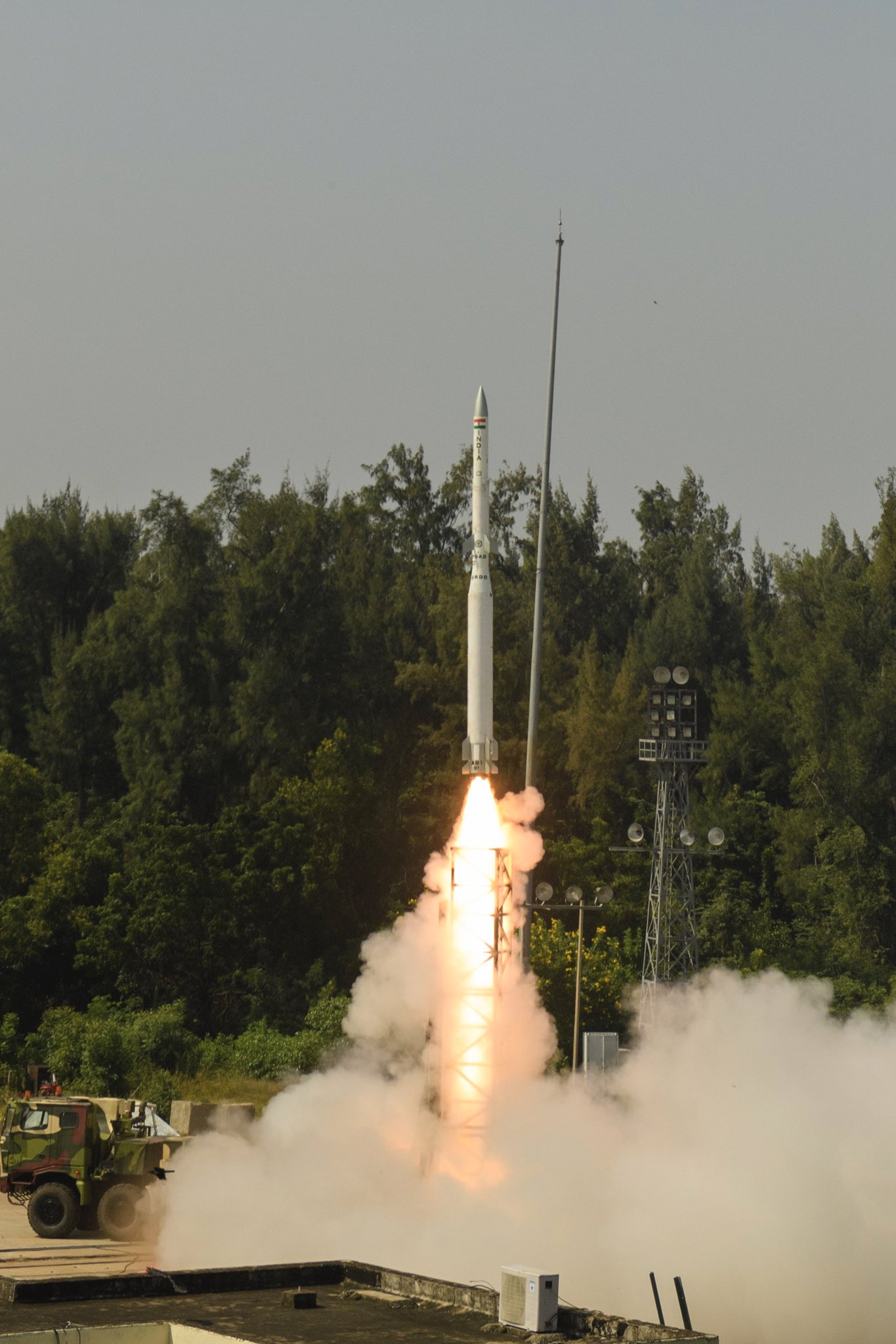 The phase-II BMD interceptor AD-1 missile with a “large kill altitude bracket” was tested from the APJ Abdul Kalam Island off the Odisha coast.