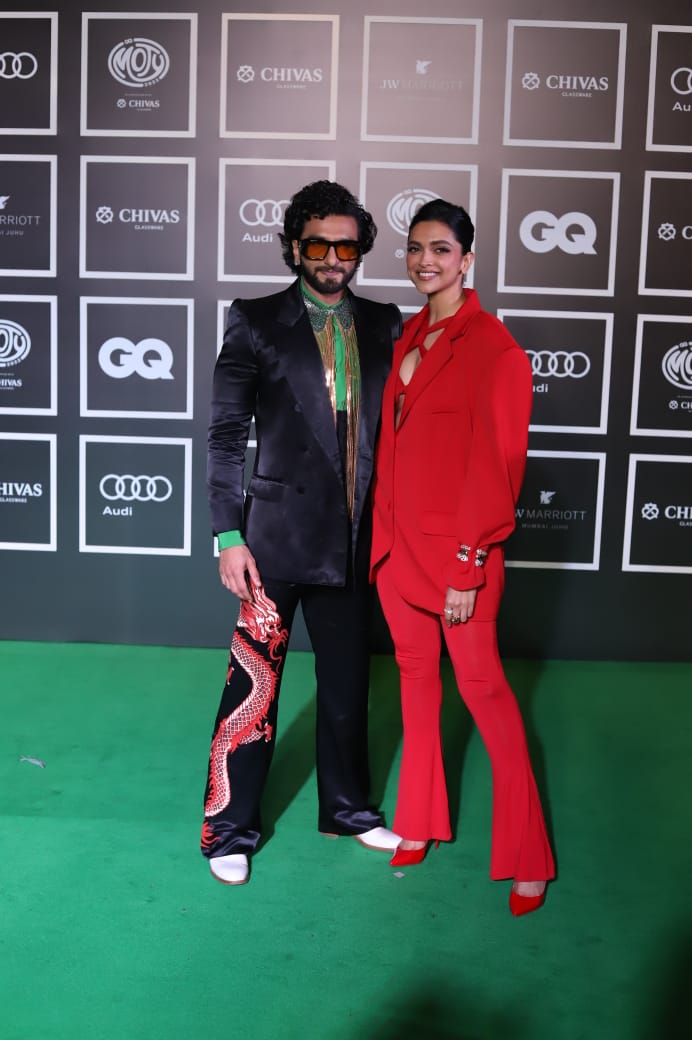 Deepika and Ranveer graced the red carpet at the GQ at GQ Awards 2022.