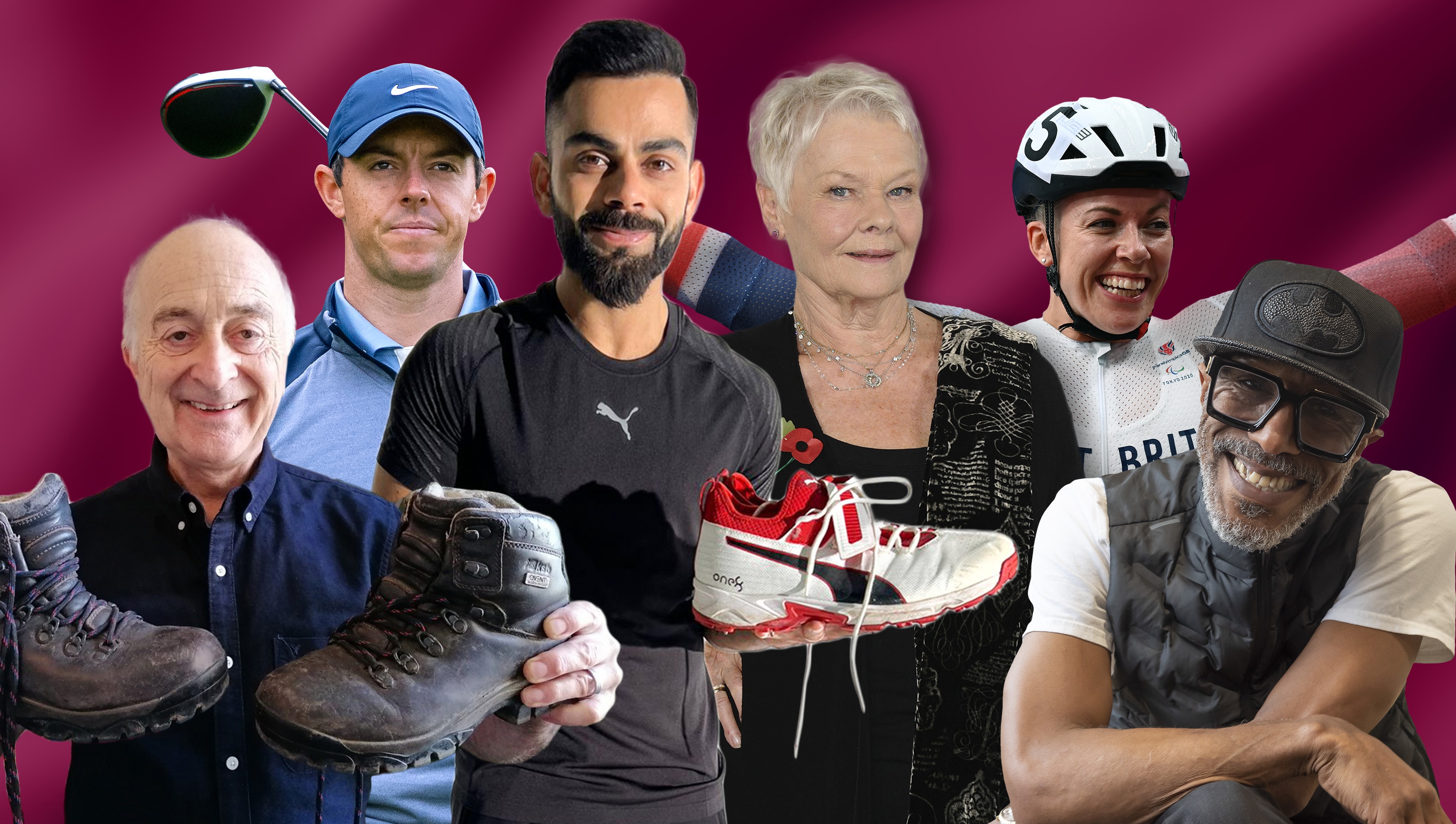 campaign is being supported by celebrities such as veteran film star Dame Judi Dench, cricket legend Virat Kohli, golfing icon Rory Mcllroy, cult-TV star Danny John-Jules