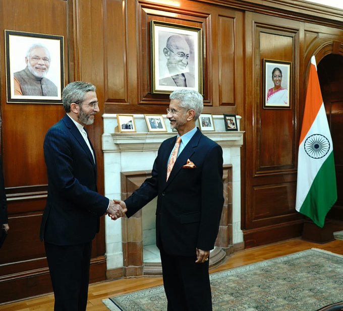 On his India visit, Bagheri Kani met External Affairs Minister S Jaishankar in New Delhi and discussed ways to enhance bilateral cooperation between the two countries and other regional issues.