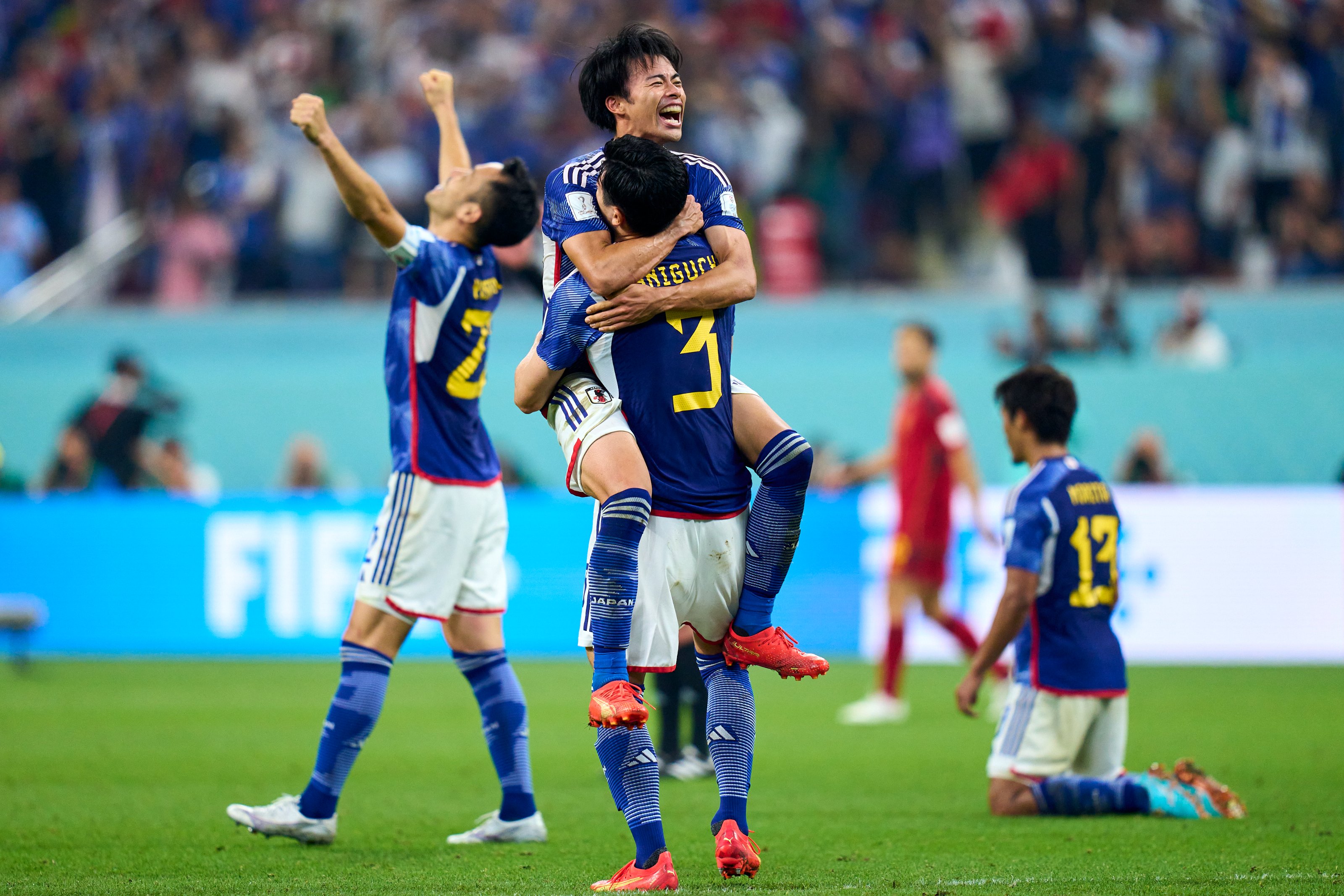 Group E turned out to be the 'Group of Death', with Japan beating both Germany and Spain