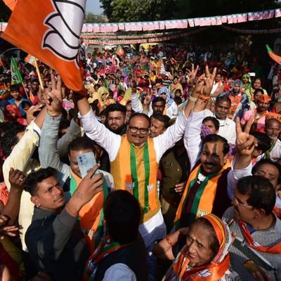 उत्तर प्रदेश में भारतीय जनता पार्टी की सरकार में उप मुख्यमंत्री पद की शपथ लेने वाले ब्रजेश पाठक.