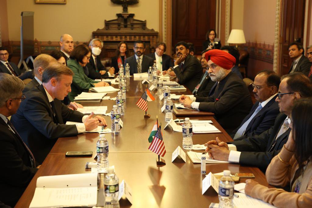 India's National Security Advisor Ajit Doval had a 'fruitful discussion' with his US counterpart at the White House.