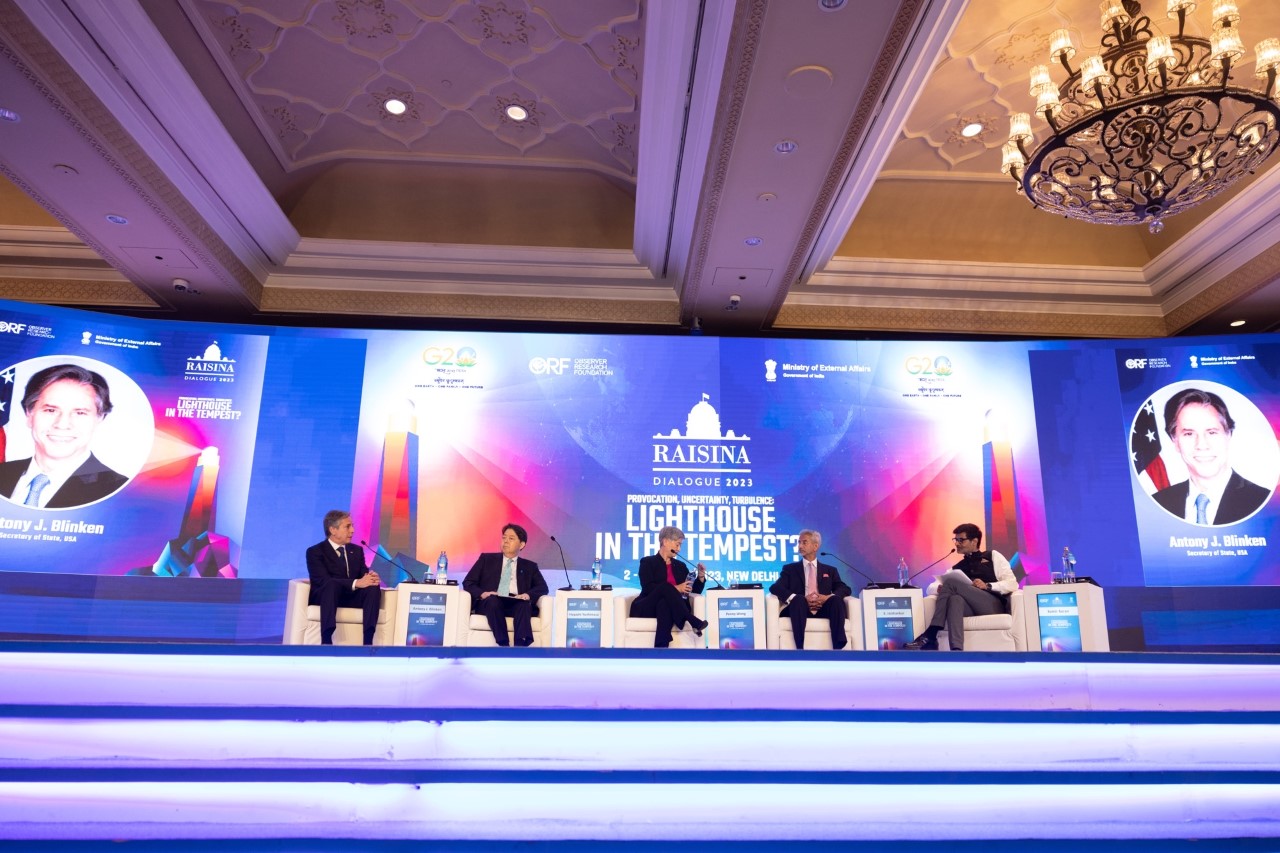 The meeting came in the backdrop of growing global concerns over increasing Chinese assertiveness in the region.