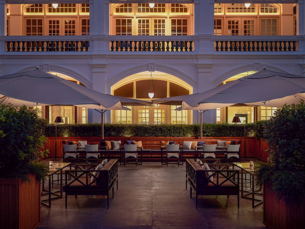 Raffles Courtyard Photo courtesy: Raffles Hotel website