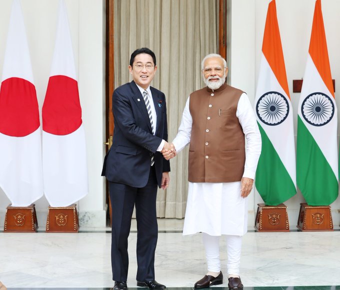 Japan PM Fumio Kishida arrives in India; set to discuss defense, tech deals