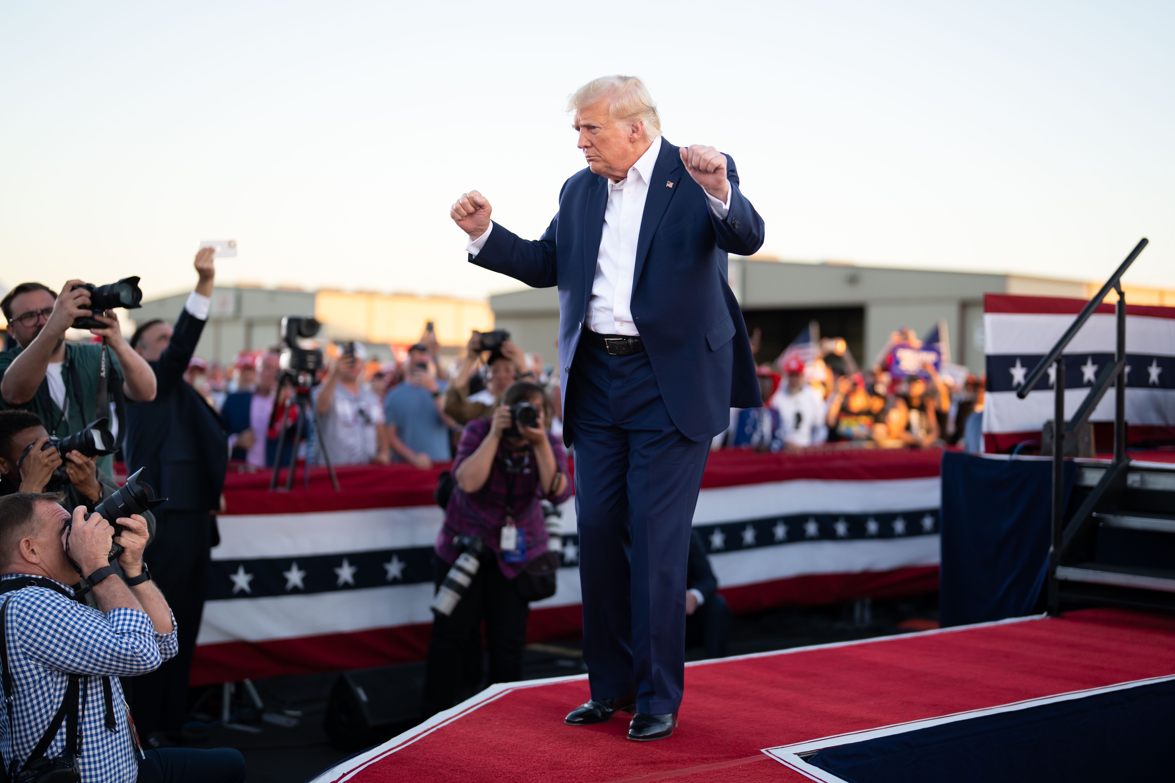 Trump recently staged his first presidential campaign rally in Waco, Texas on Saturday, addressing several thousand supporters - far fewer than the 15,000 he had expected.