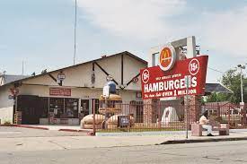 The original McDonald's restaurant in San Bernadino, California. Photo courtesy: Wikimedia