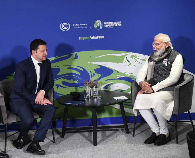 In a phone conversation with President Zelenskyy on October 4 last year, Modi said that there can be “no military solution” and that India is ready to contribute to any peace efforts.