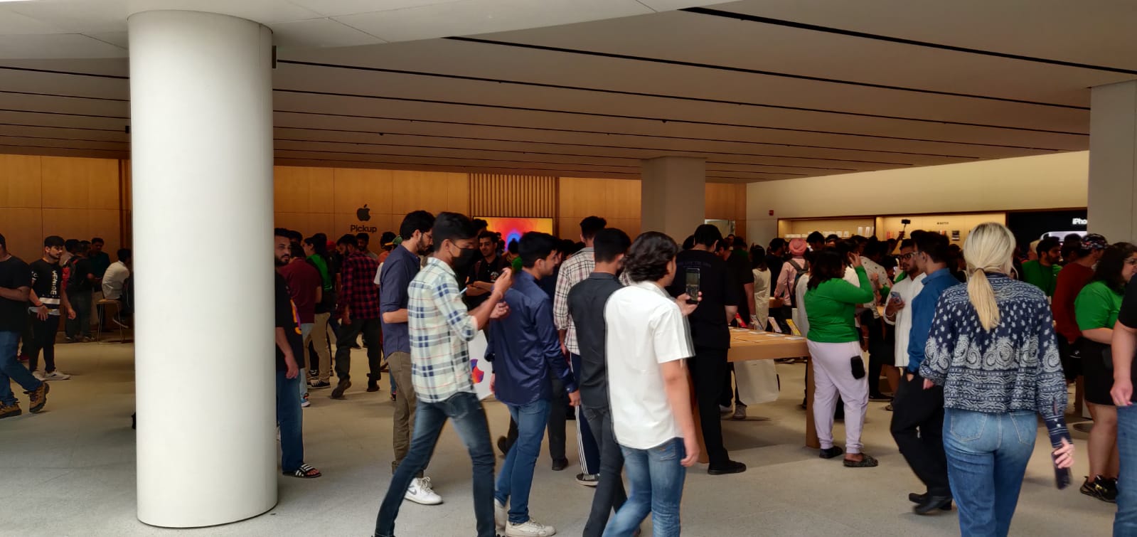 The open-plan Delhi store is half the size of the Mumbai one and has a 70-member team, half of them women, from 18 different states who can speak more than 15 Indian languages.