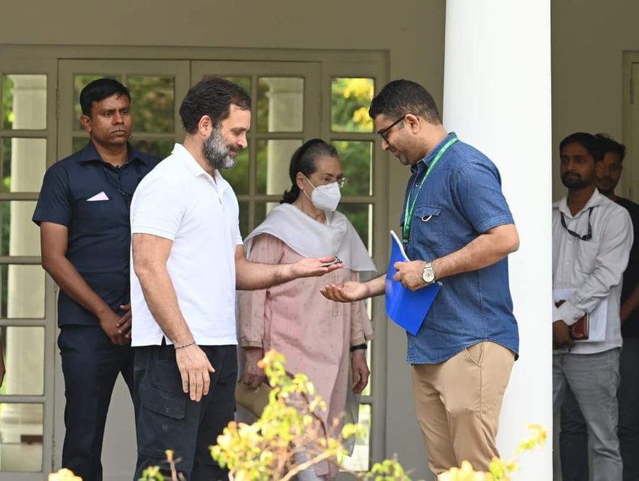 said he was shifting his belongings to his mother Sonia Gandhi's residence at 10 Janpath, where he would stay for now.