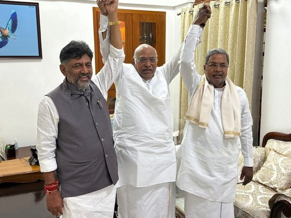 Sources said there is a rough understanding of a 50:50 power sharing, under which Shivakumar can succeed Siddaramaiah in the top post halfway through the term.