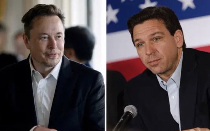 The event will be moderated by tech entrepreneur David Sacks, a close ally of the Tesla founder and a supporter of DeSantis.
