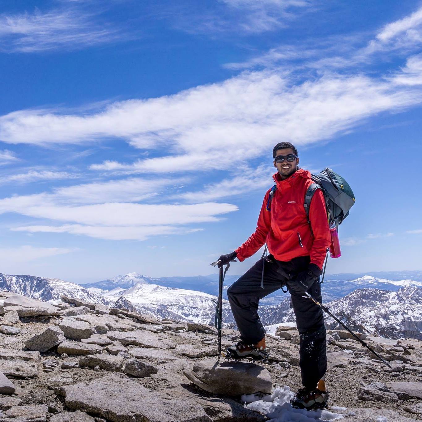 Shrinivas Dattatraya was the only climber missing from that particular group.