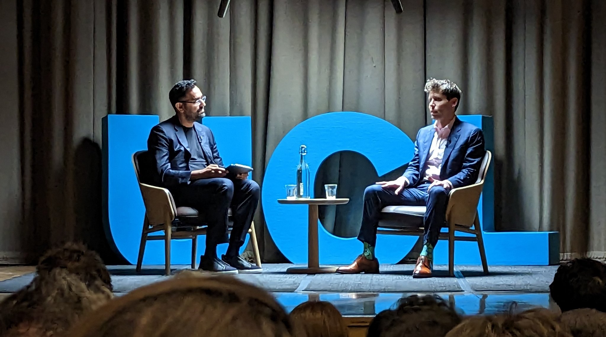 speaking during an event at University College London.