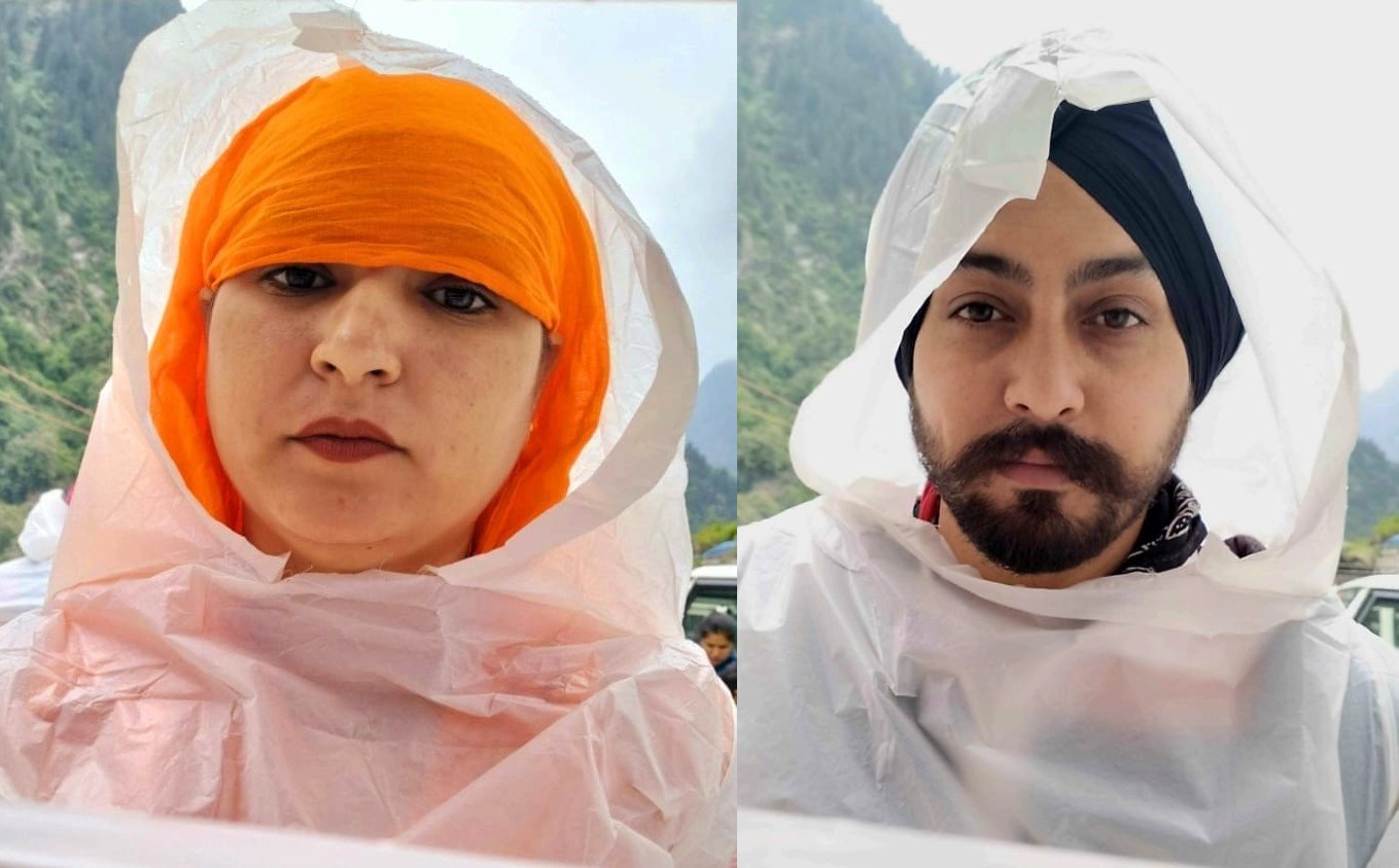 Mandeep Kaur and Jaswinder Singh went on a pilgrimage to Sikh shrine Hemkund Sahib