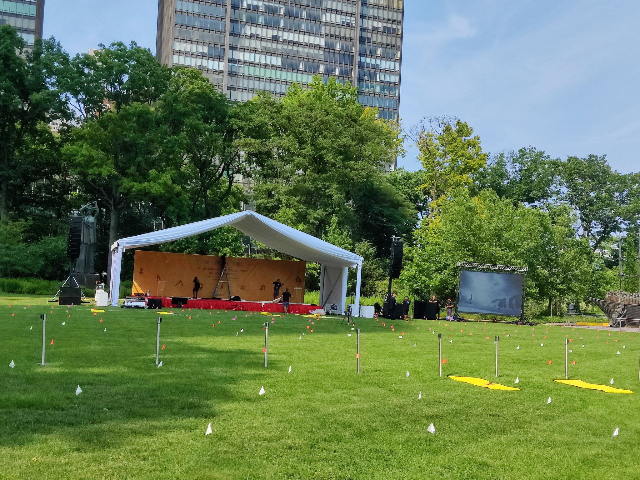 The historic yoga session at the expansive North Lawn in the UN Headquarters is expected to be attended by top UN officials, ambassadors, envoys, delegates from Member States as well as prominent members of the global and diaspora community.