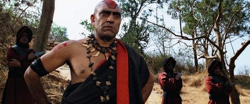 as the antagonist Mola Ram