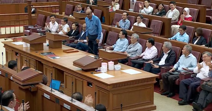 last sitting in Parliament was yesterday.