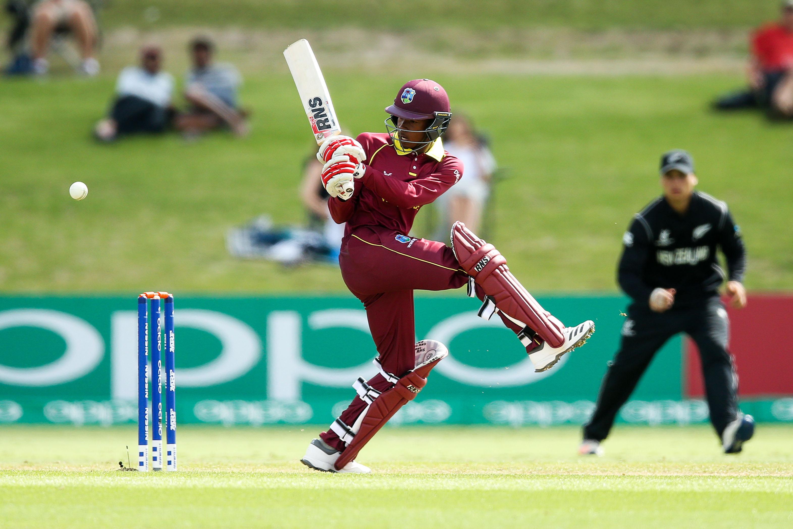 Alick Athanaze scored 65 runs and equalled the record for fastest ODI half-century on debut.