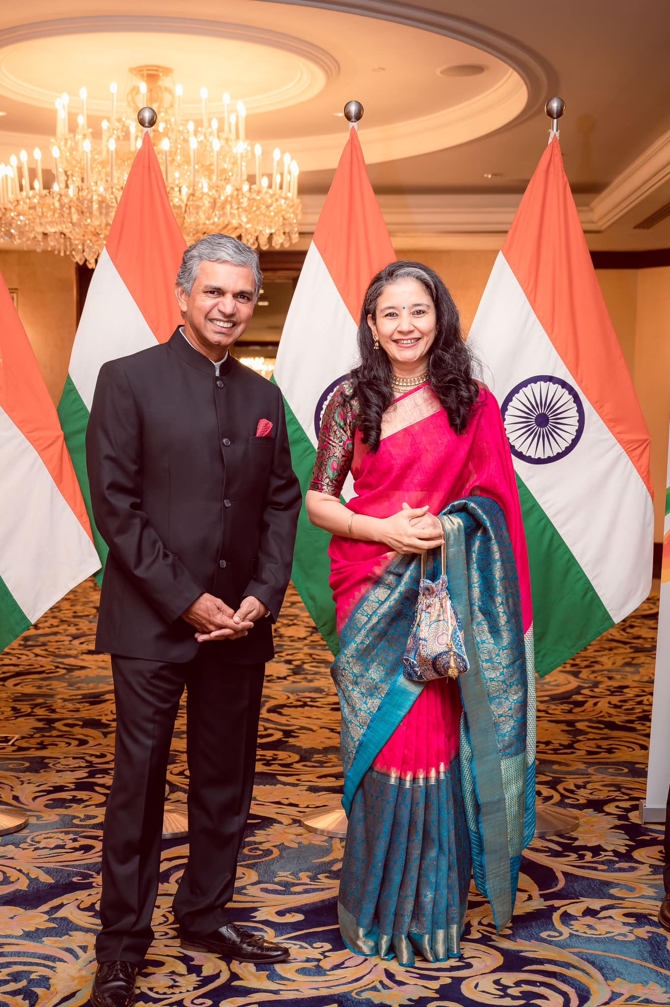 he and his family, wife Ritu Kumaran and sons Aditya and Mayank, have thoroughly enjoyed their stay at India House.
