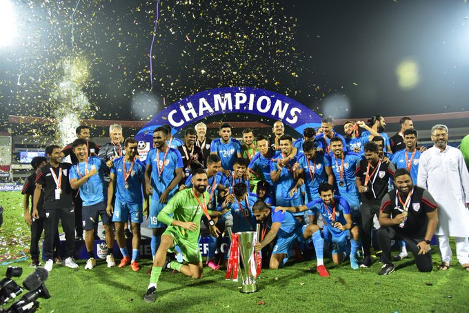 Indian men's team has entered the sub-100 club in the FIFA rankings once again, having won SAFF championship where it played against Lebanon and Kuwait. It also won the Intercontinental Cup and the tri-nation football tournament featuring Kyrgyz Republic and Myanmar.