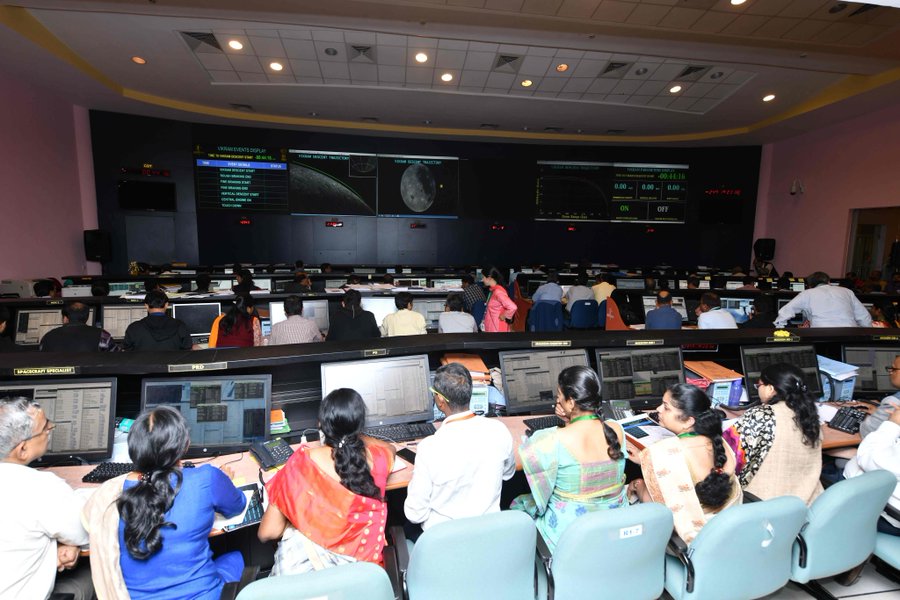 The spacecraft's orbit was progressively increased five times after the Chandrayaan-3 mission to the Moon was launched on July 14.