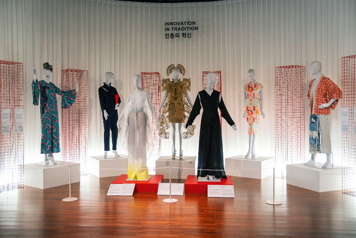 Contemporary designs inspired by traditional techniques and silhouettes