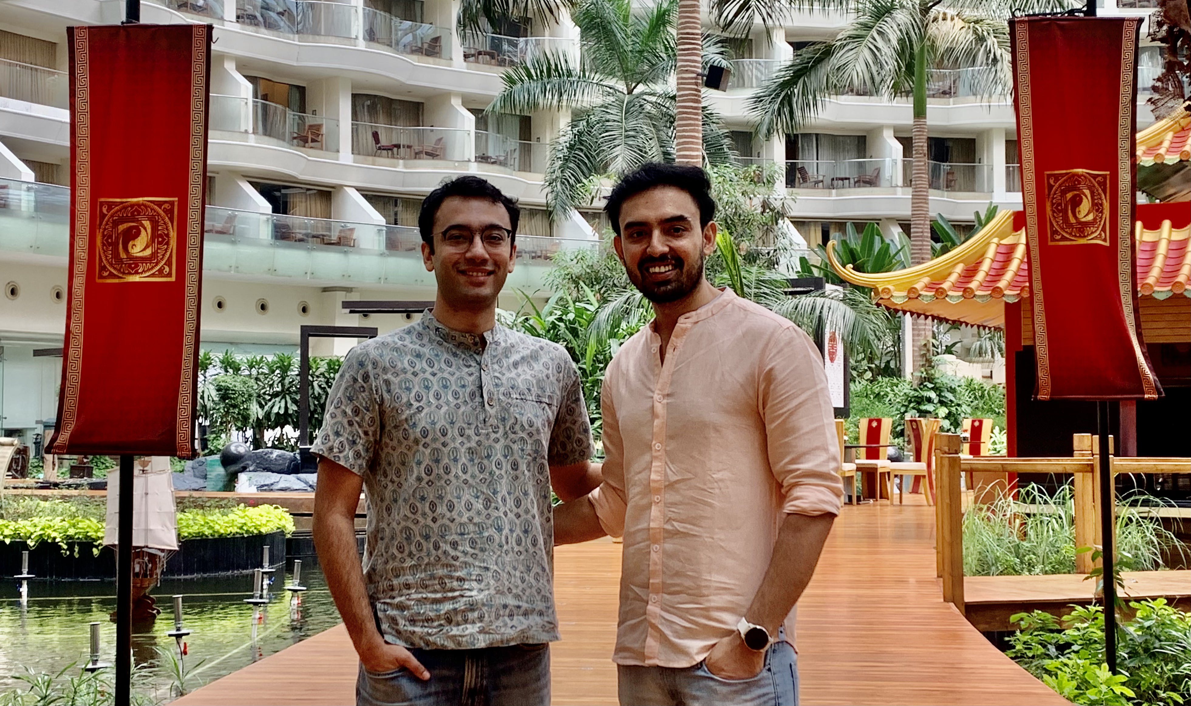 Shiv Tandon left met Vaibhav Kapatia through a common friend in 2016, and they have stuck together ever since. Photo: Connected to India