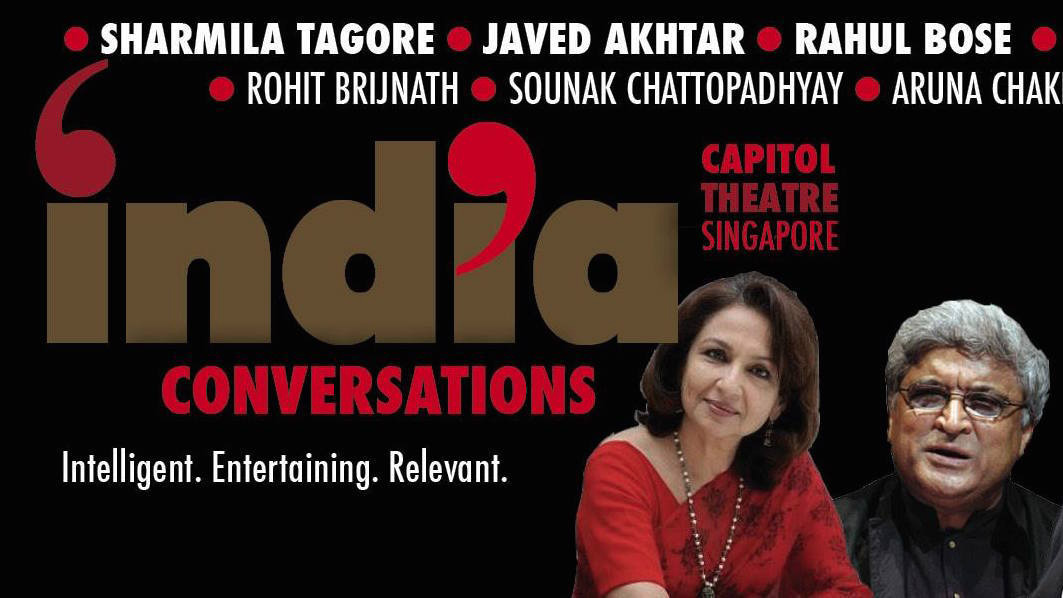 India Conversations: Javed Akhtar, Sharmila Tagore enthrall audiences