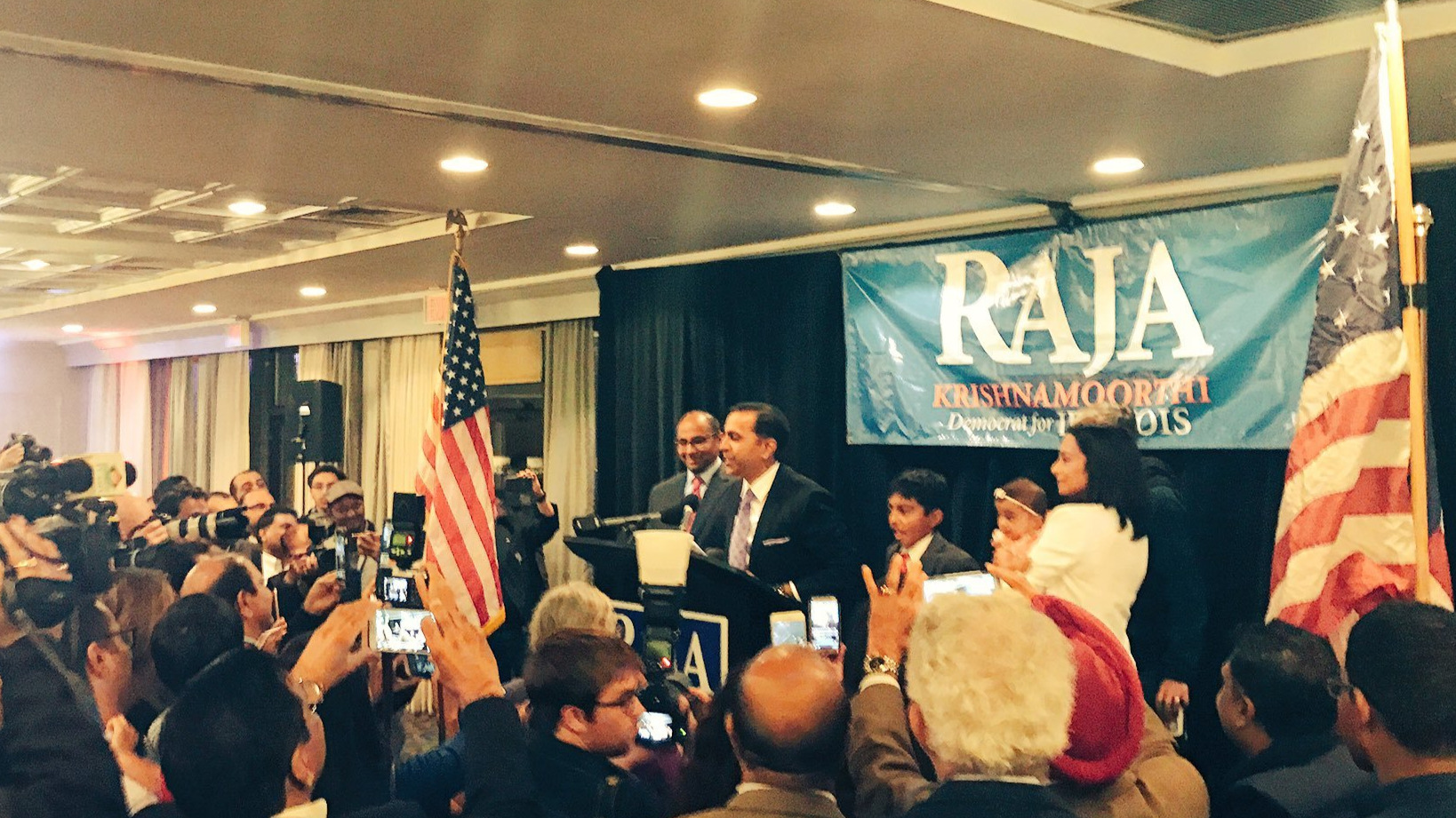 Indian  American  Raja Krishnamoorthi wins House of Representatives election