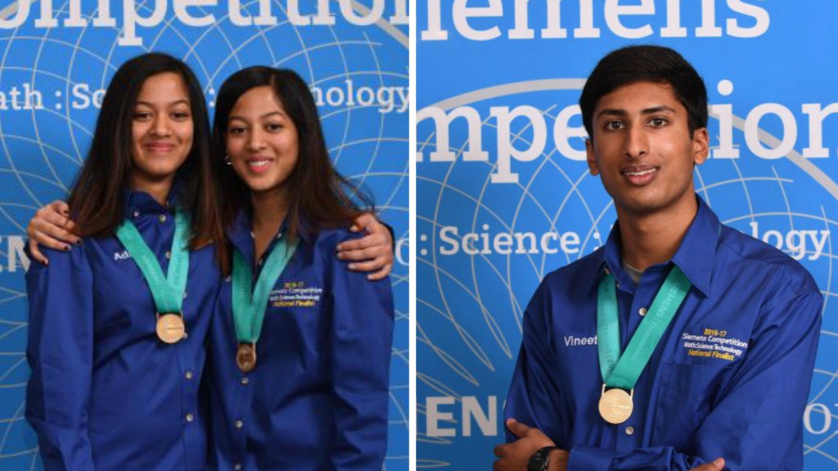 Indian-American whiz kids win US$200,000 worth prize at Siemens 2016 competition
