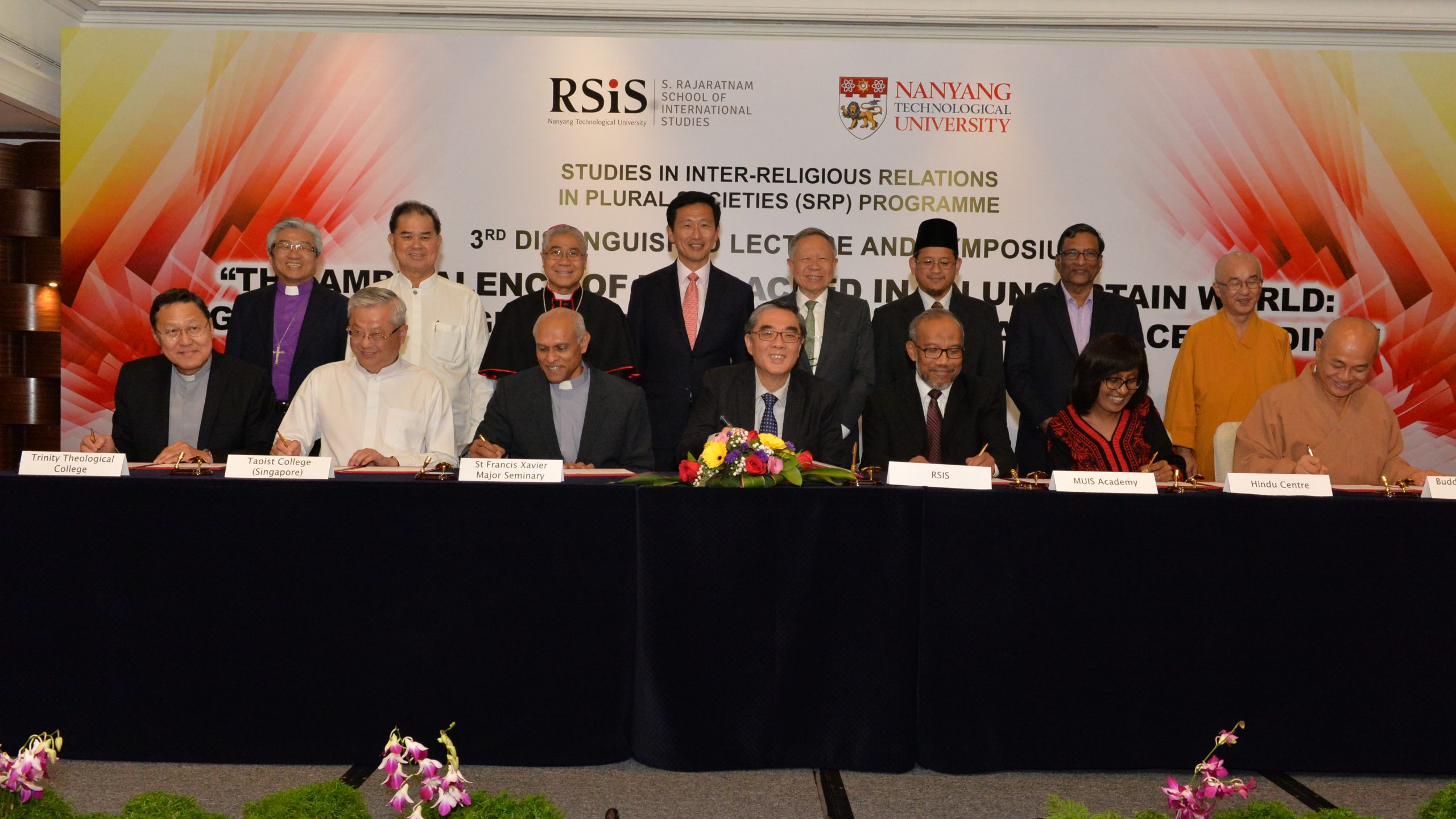 Agreement signed to promote inter faith education in Singapore