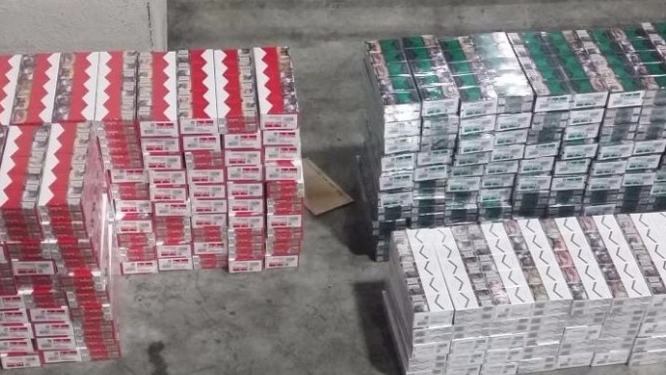 Malaysia-registered lorry carrying 4,844 cartons of contraband cigarettes seized