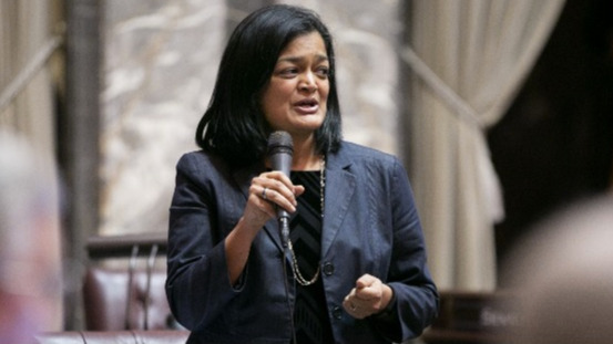Congresswoman Pramila Jayapal urges Trump administration to take action against hate crime