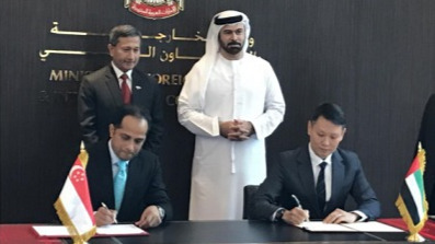 MAS and Abu Dhabi Global Market sign agreement to nurture FinTech entrepreneurship