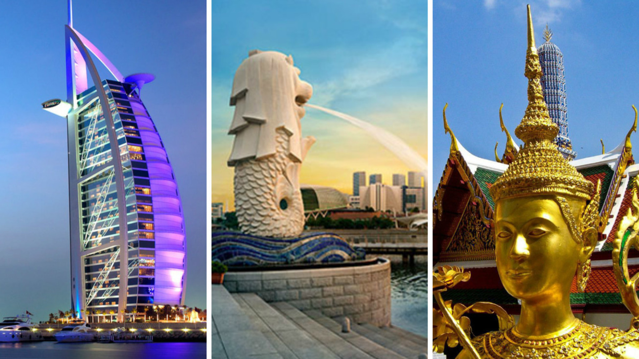 Bangkok, Dubai and Singapore top destinations for Indian travellers