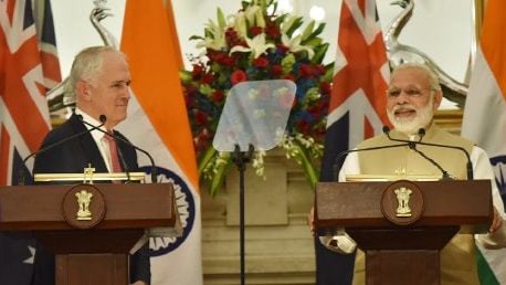 PMs’ day out: Modi, Turnbull hold talks, take metro ride
