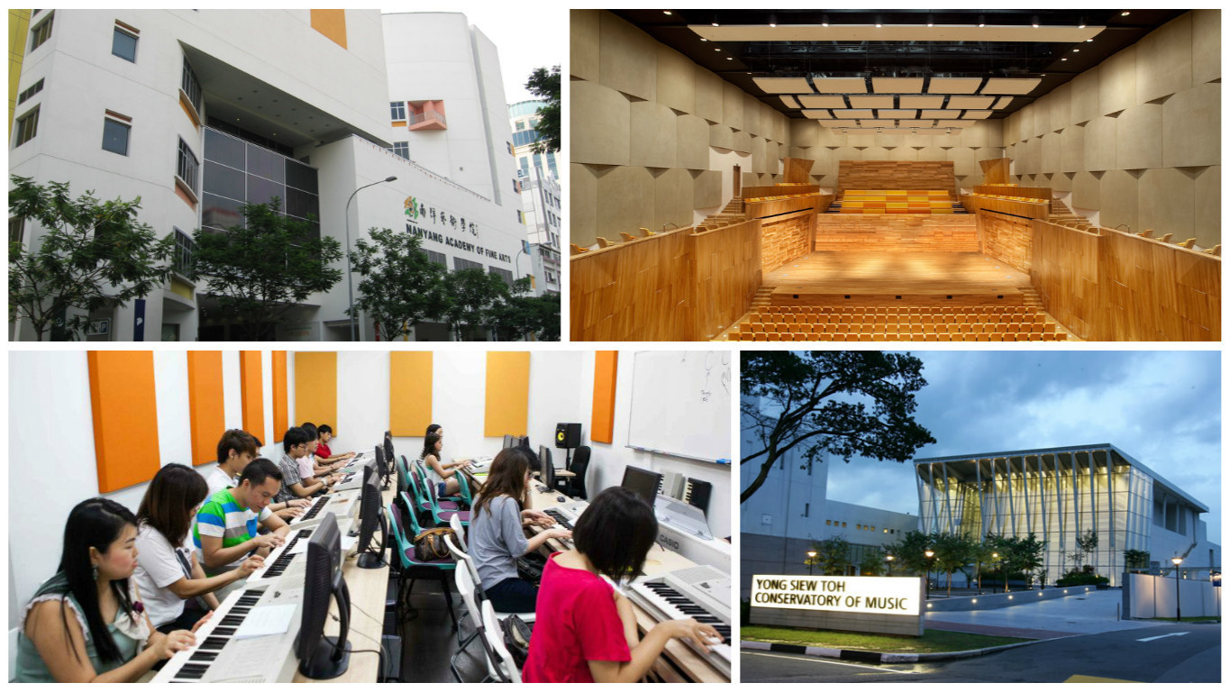 Five schools for music and performing arts in Singapore