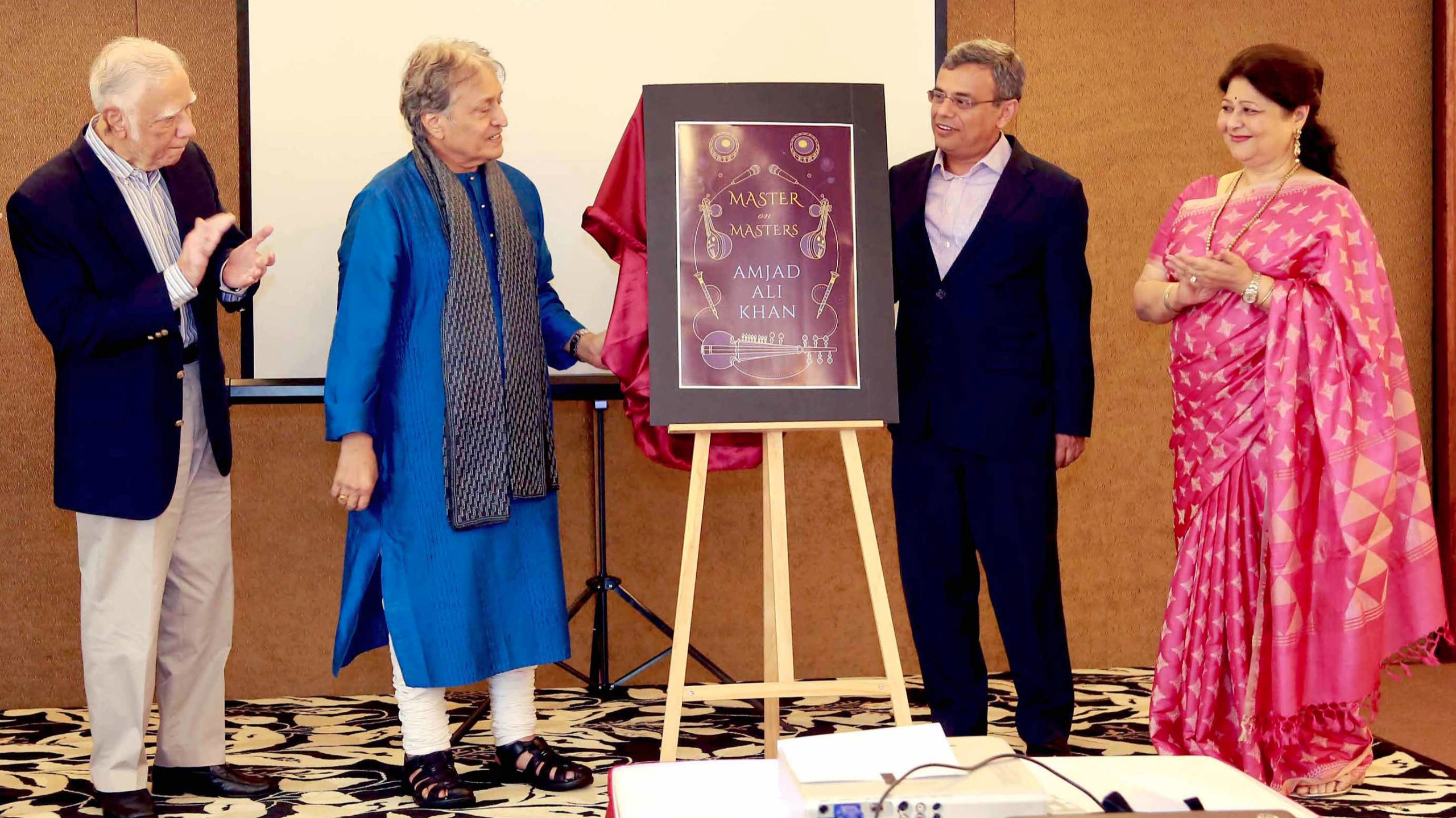 Maestro Amjad Ali Khan launches debut book in Singapore