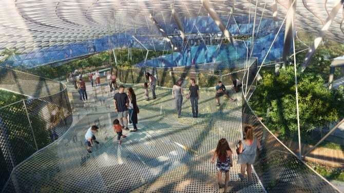 Changi Airport Canopy Park offers world’s first indoor play attraction created at such a scale