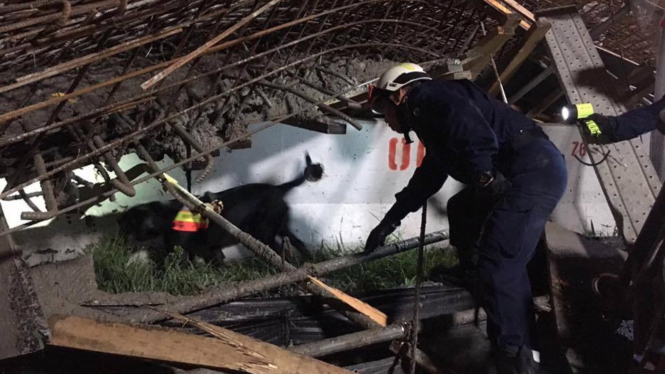 Structure collapse along PIE Changi; 1 dead, 10 injured