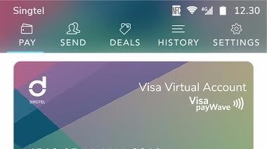 Singtel launches the first virtual Visa account in Singapore